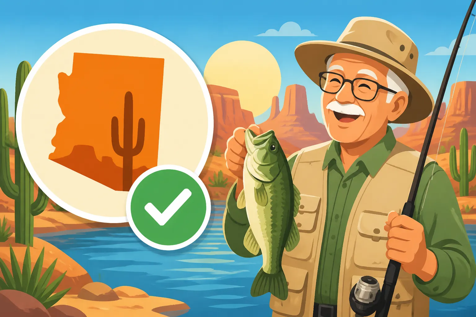 Do Seniors Get a Free Fishing License in Arizona?