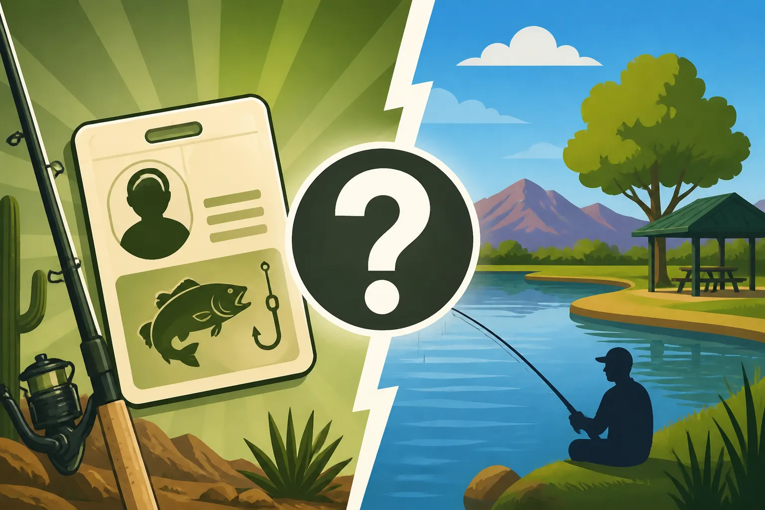 Does a General License Cover Community Fishing Lakes?