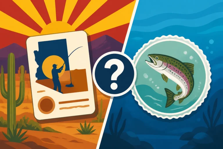 Does an Arizona Lifetime License Cover the Trout Stamp?