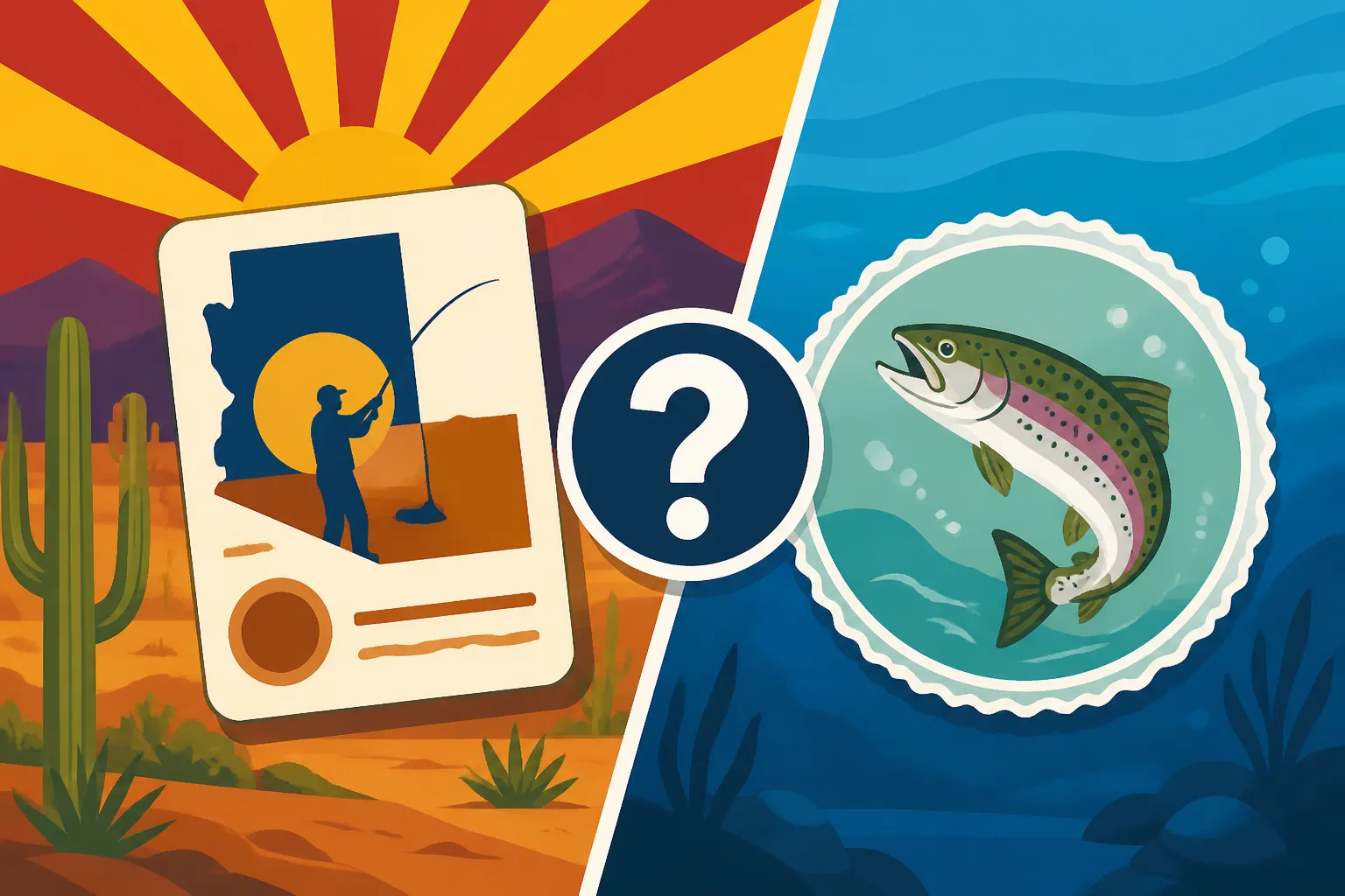 Does an Arizona Lifetime License Cover the Trout Stamp?