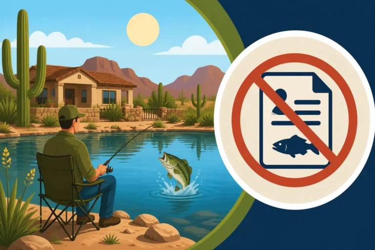 Do You Need a License to Fish a Private Pond on Your Own Property in Arizona?