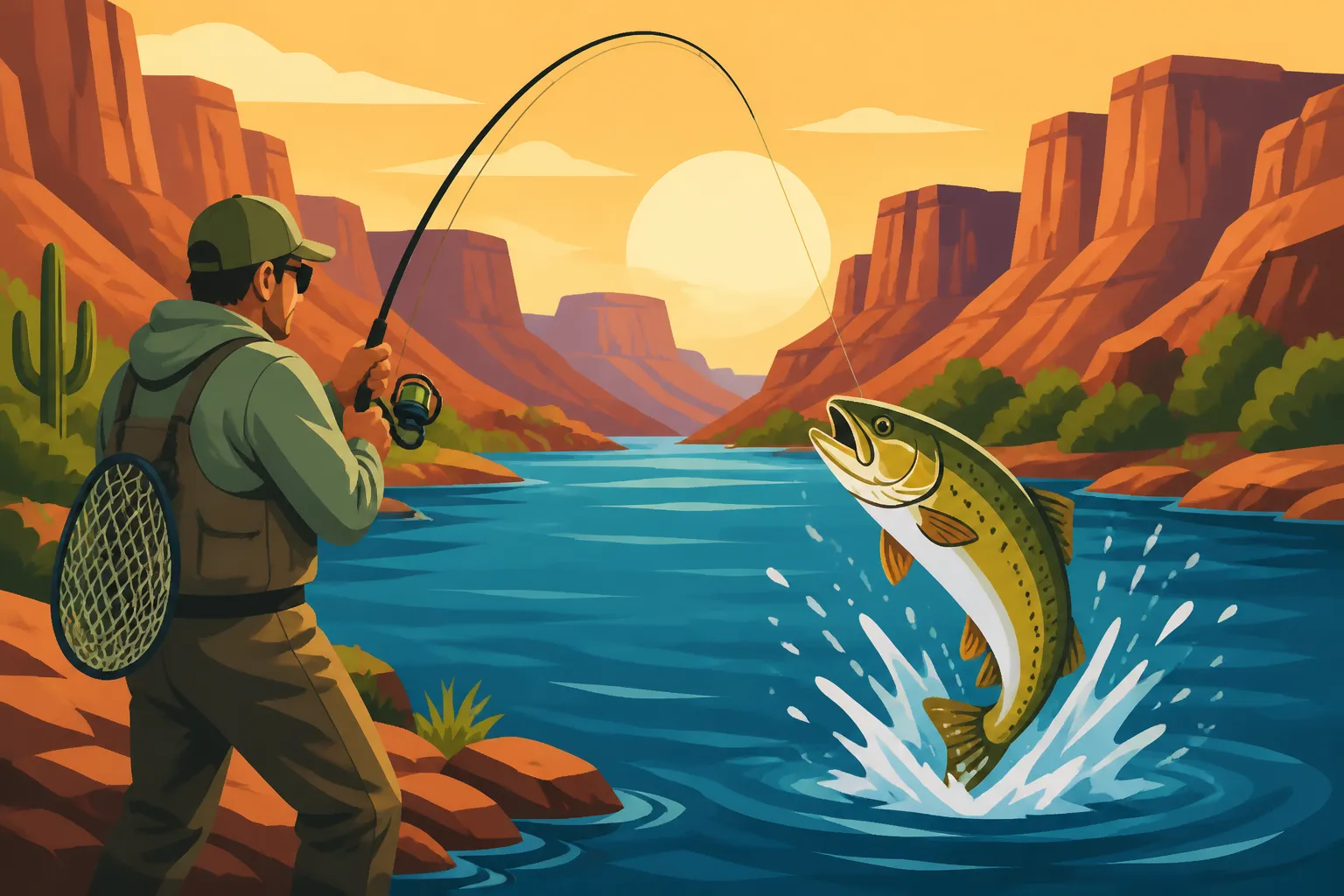 Colorado River Fishing Guide in Arizona