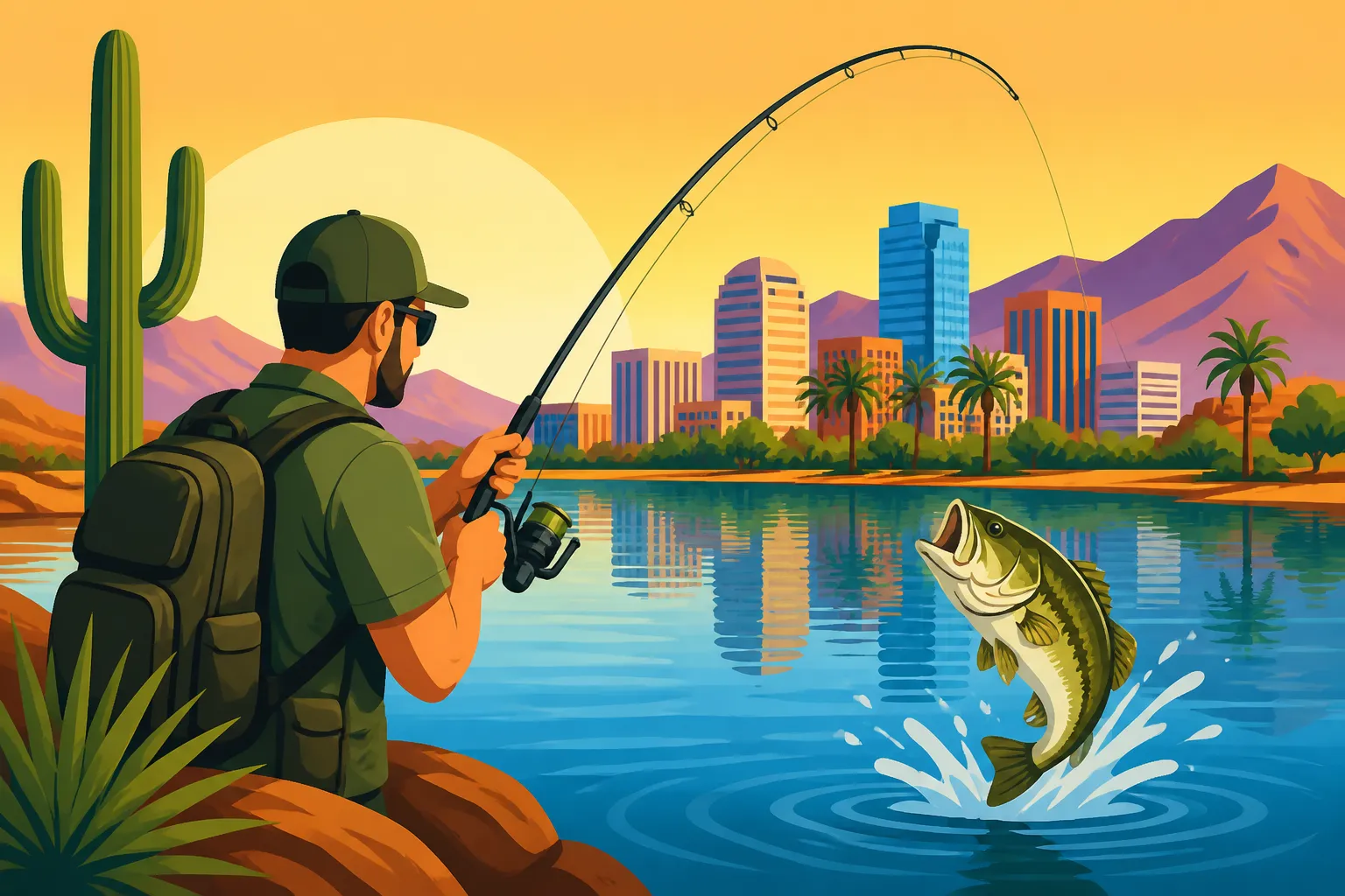 Best Urban Fishing Lakes in Arizona