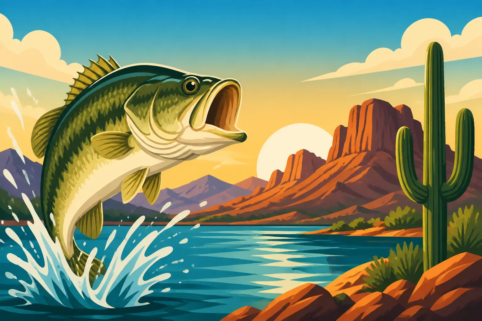 Best Bass Fishing Lakes in Arizona