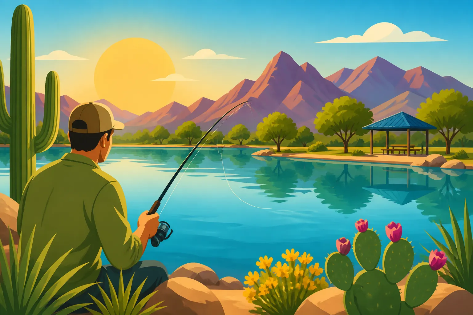 Community Park Lakes in Tucson