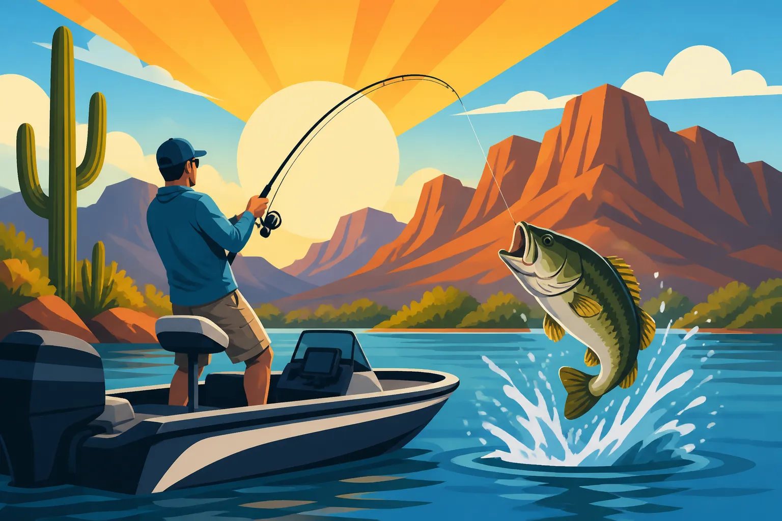 Best Boat Fishing Lakes in Arizona