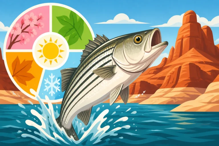 Best Season for Striped Bass at Lake Powell