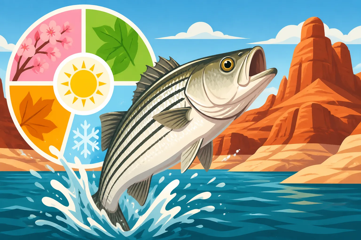 Best Season for Striped Bass at Lake Powell