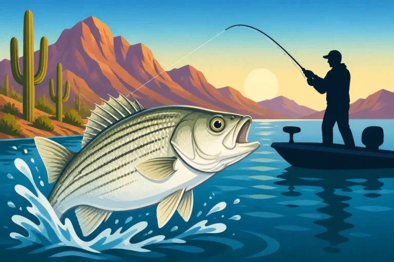 White Bass Fishing at Lake Pleasant