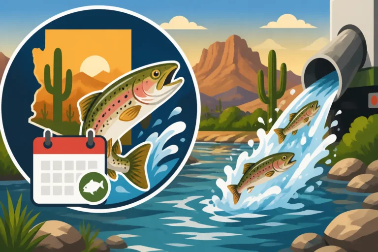 Trout Stocking Schedule for the Lower Salt River