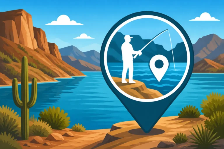 Shore Fishing Access Points at Canyon Lake