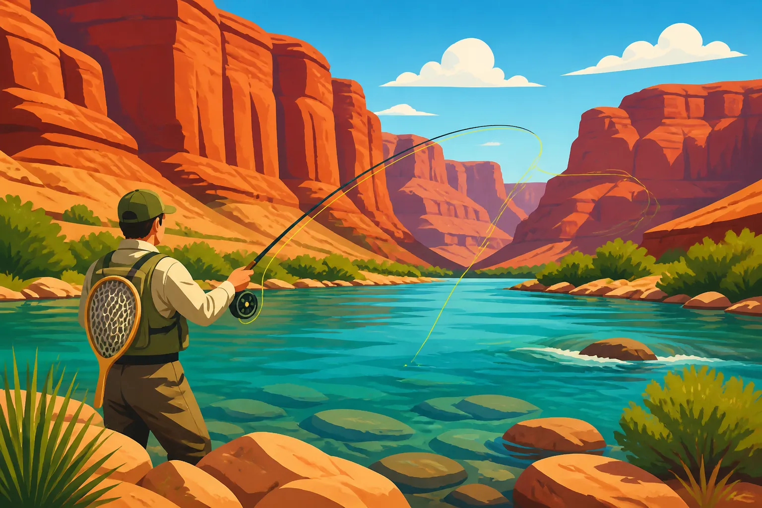 Fly Fishing Access at Lees Ferry