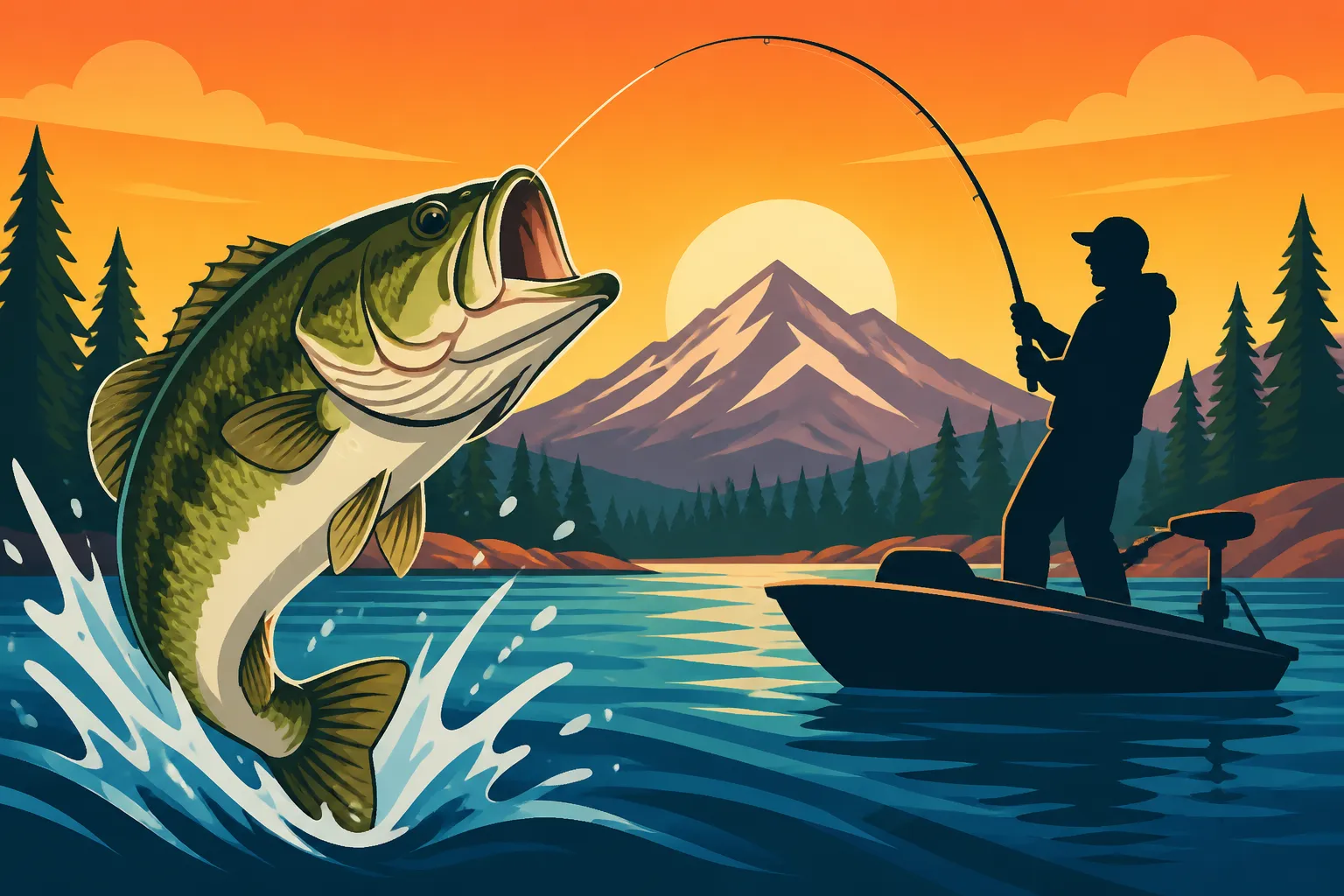Bass Fishing Near Flagstaff