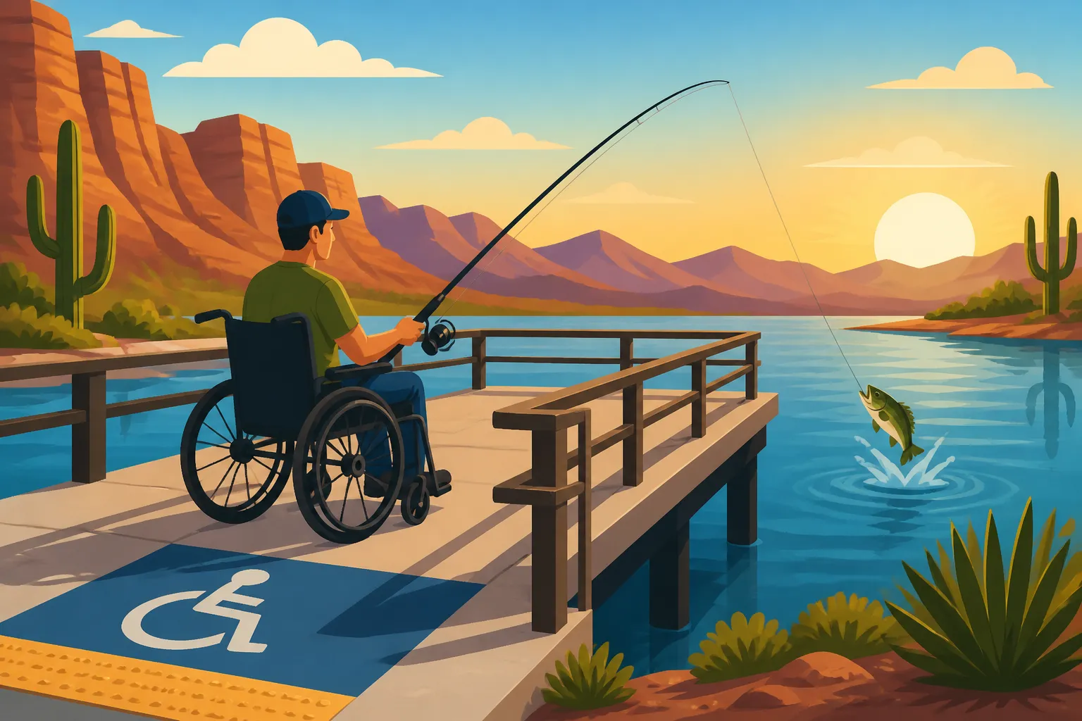 ADA Accessible Fishing Piers in Arizona