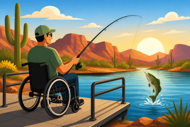 Wheelchair-Accessible Fishing Spots in Arizona