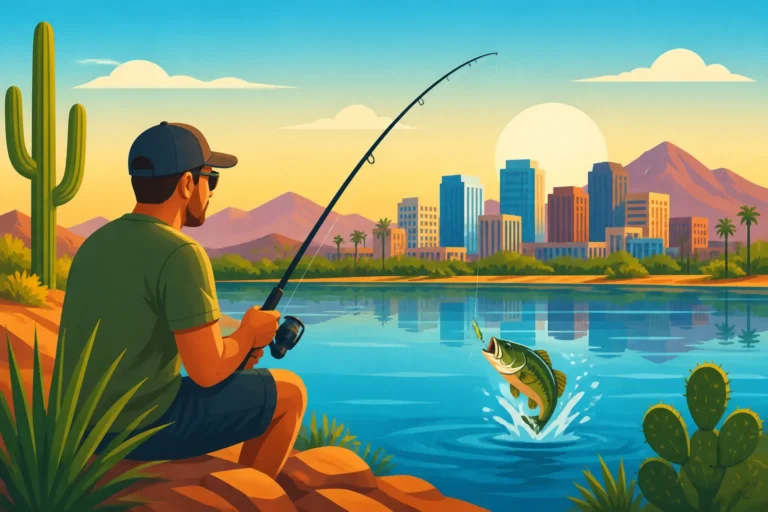 Closest Fishing Lake to Downtown Phoenix
