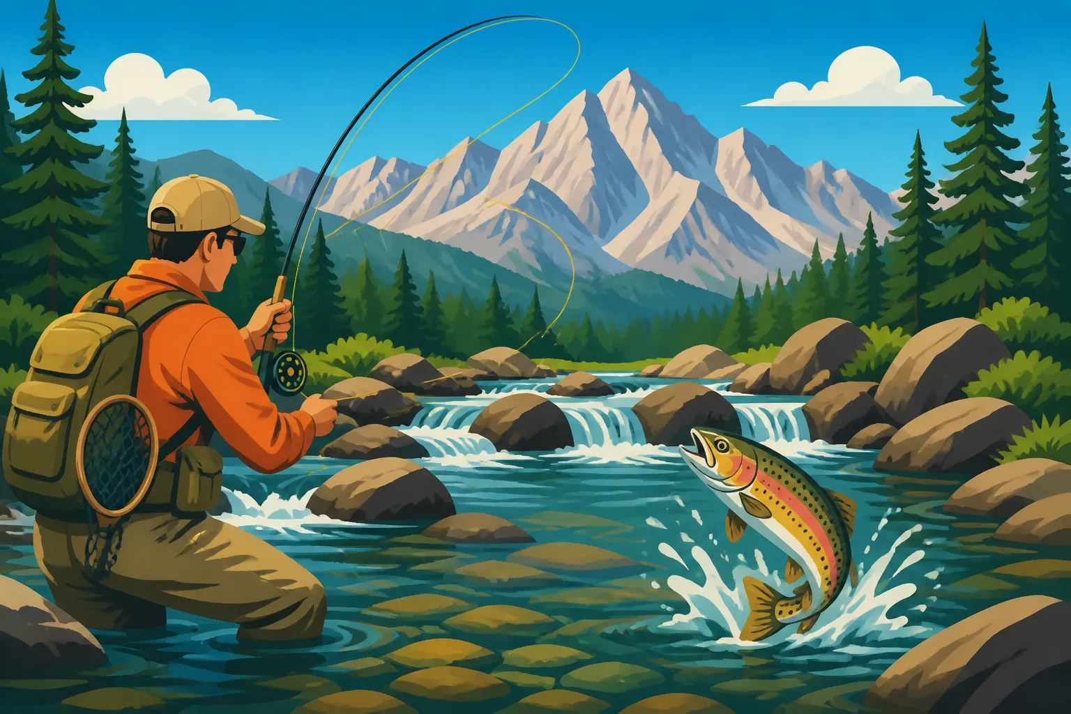 Backcountry Fishing Streams in the White Mountains