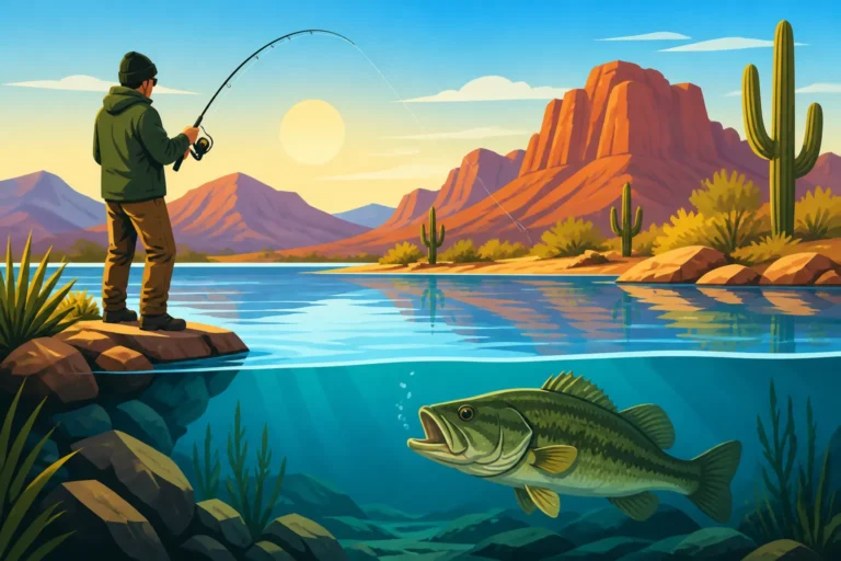 Best Lakes for Ice-Free Winter Fishing in Arizona