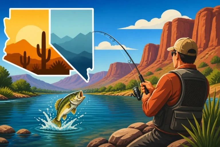 Fishing Near the Nevada Border on the Colorado River