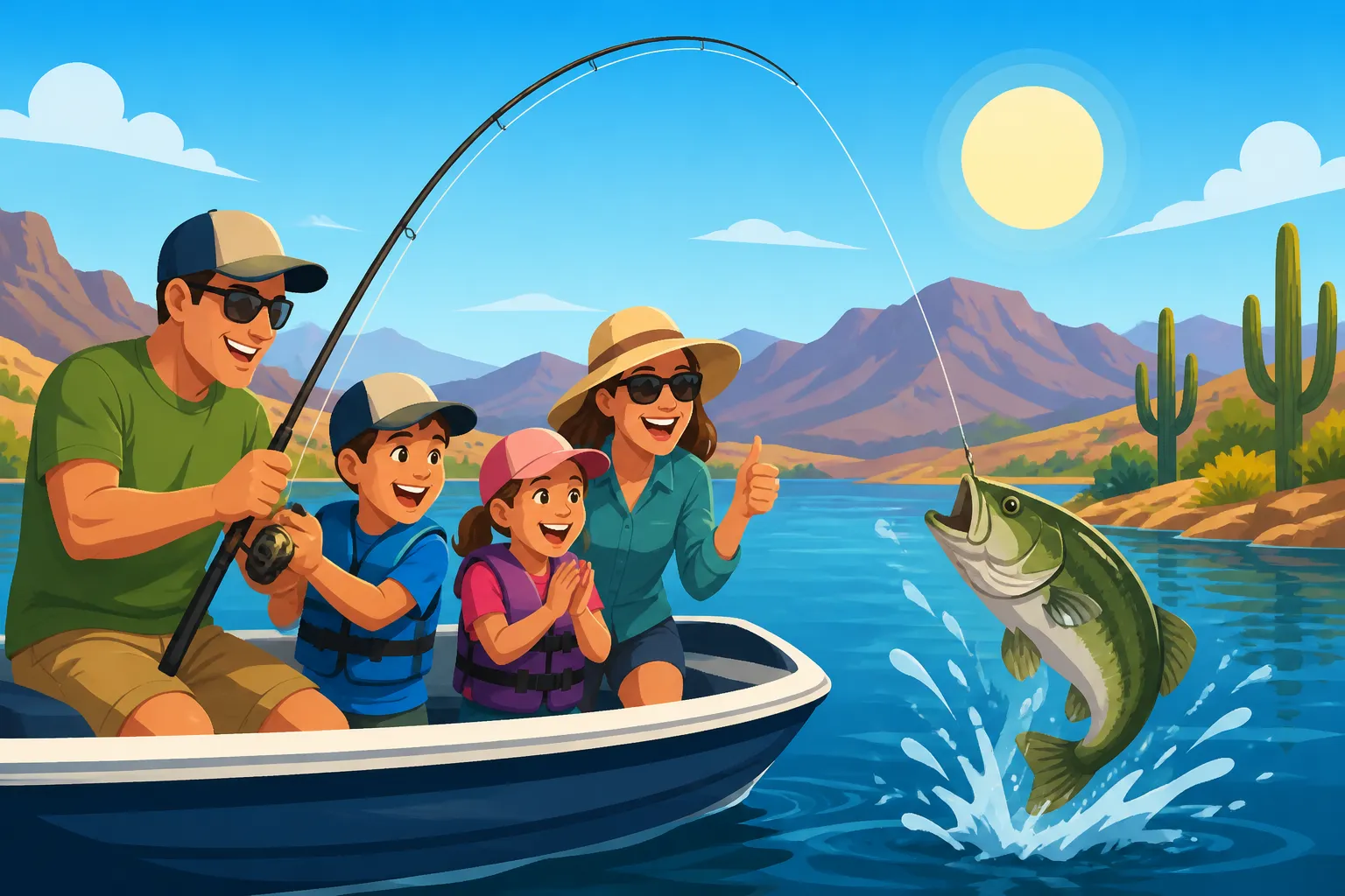 Is Lake Pleasant Good for Family Fishing Trips?