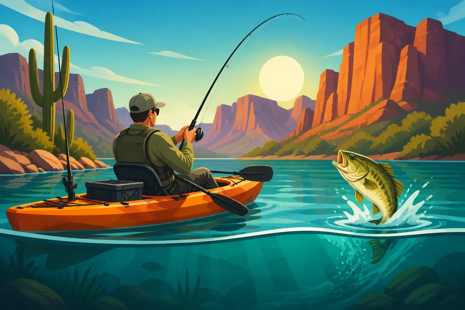 Is Canyon Lake Good for Kayak Fishing?