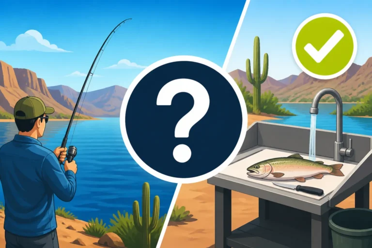 Are There Fish Cleaning Stations at Roosevelt Lake?