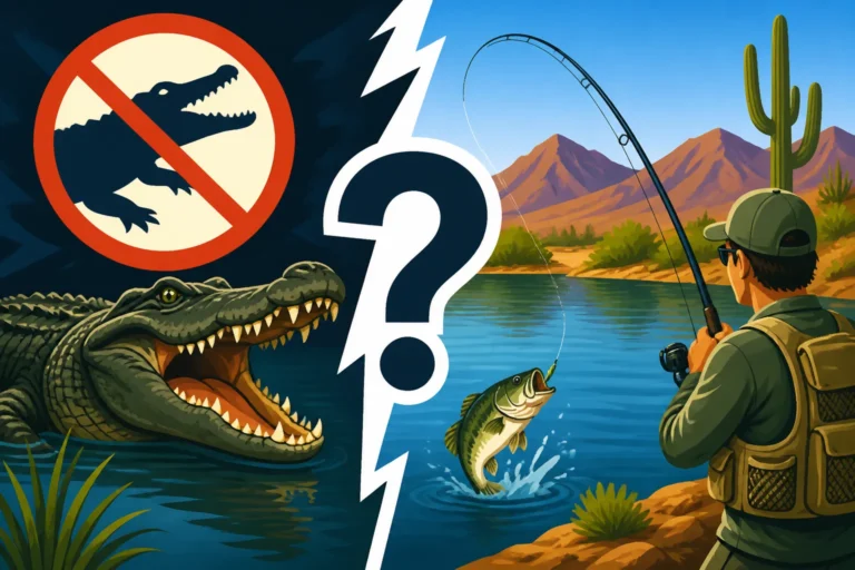 Are There Alligators or Dangerous Wildlife at Arizona Lakes?