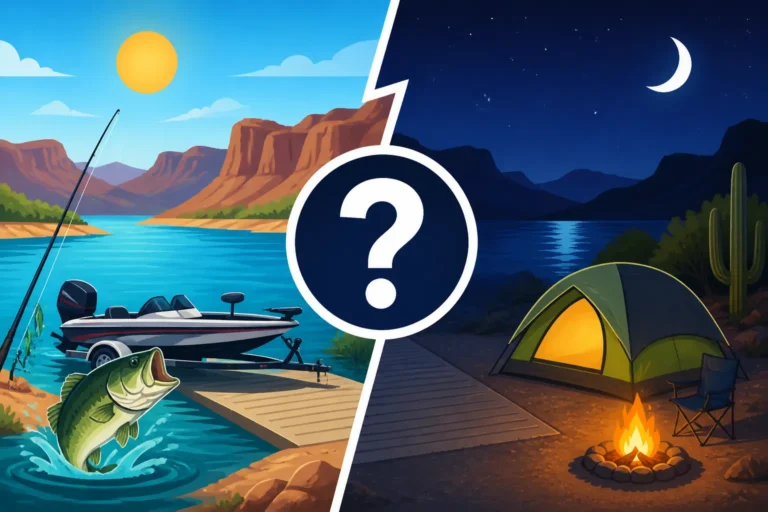 Can You Camp Overnight at Roosevelt Lake Boat Ramps?