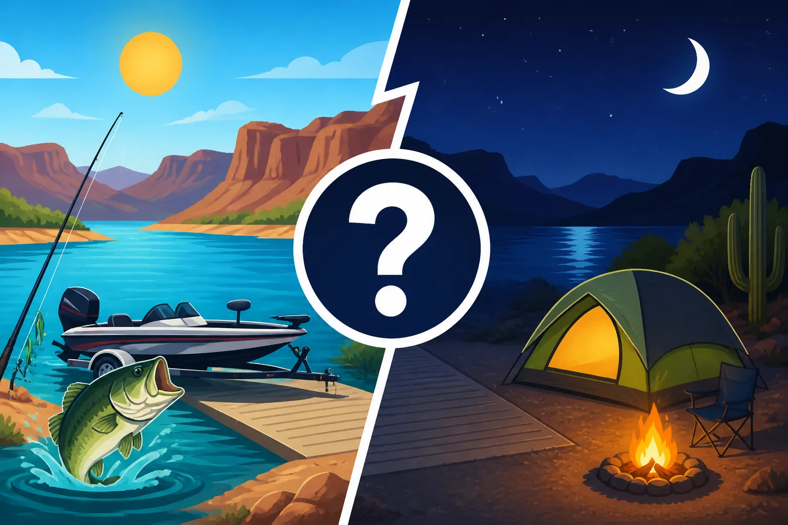 Can You Camp Overnight at Roosevelt Lake Boat Ramps?
