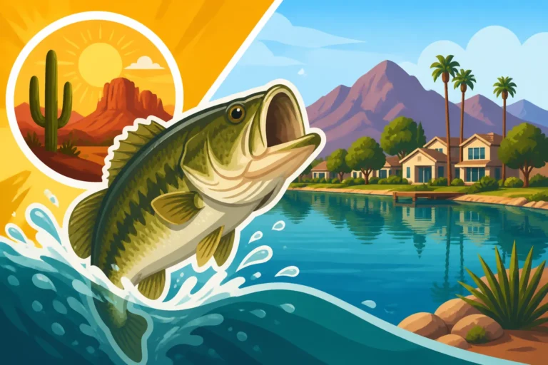 Are Community Lakes Good for Catching Bass in Arizona?
