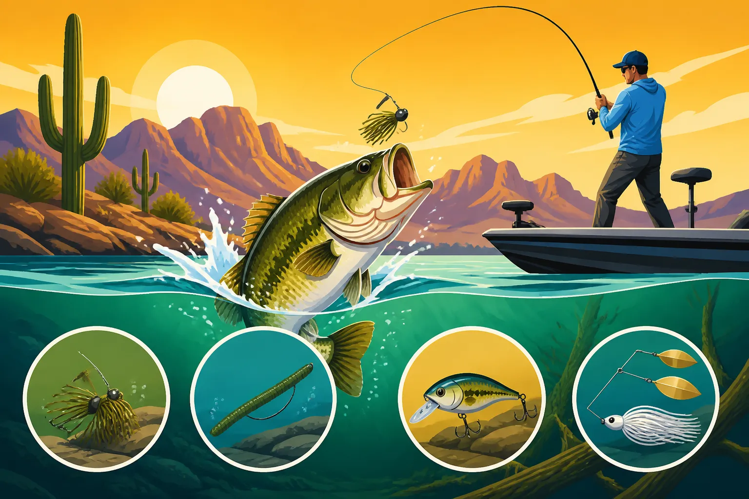 Best Bass Fishing Techniques for Arizona Lakes