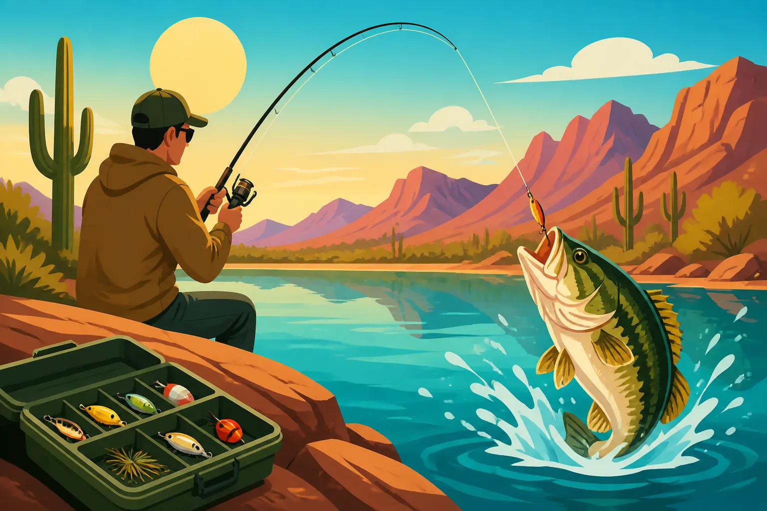 Beginner Fishing Techniques for Arizona Desert Lakes