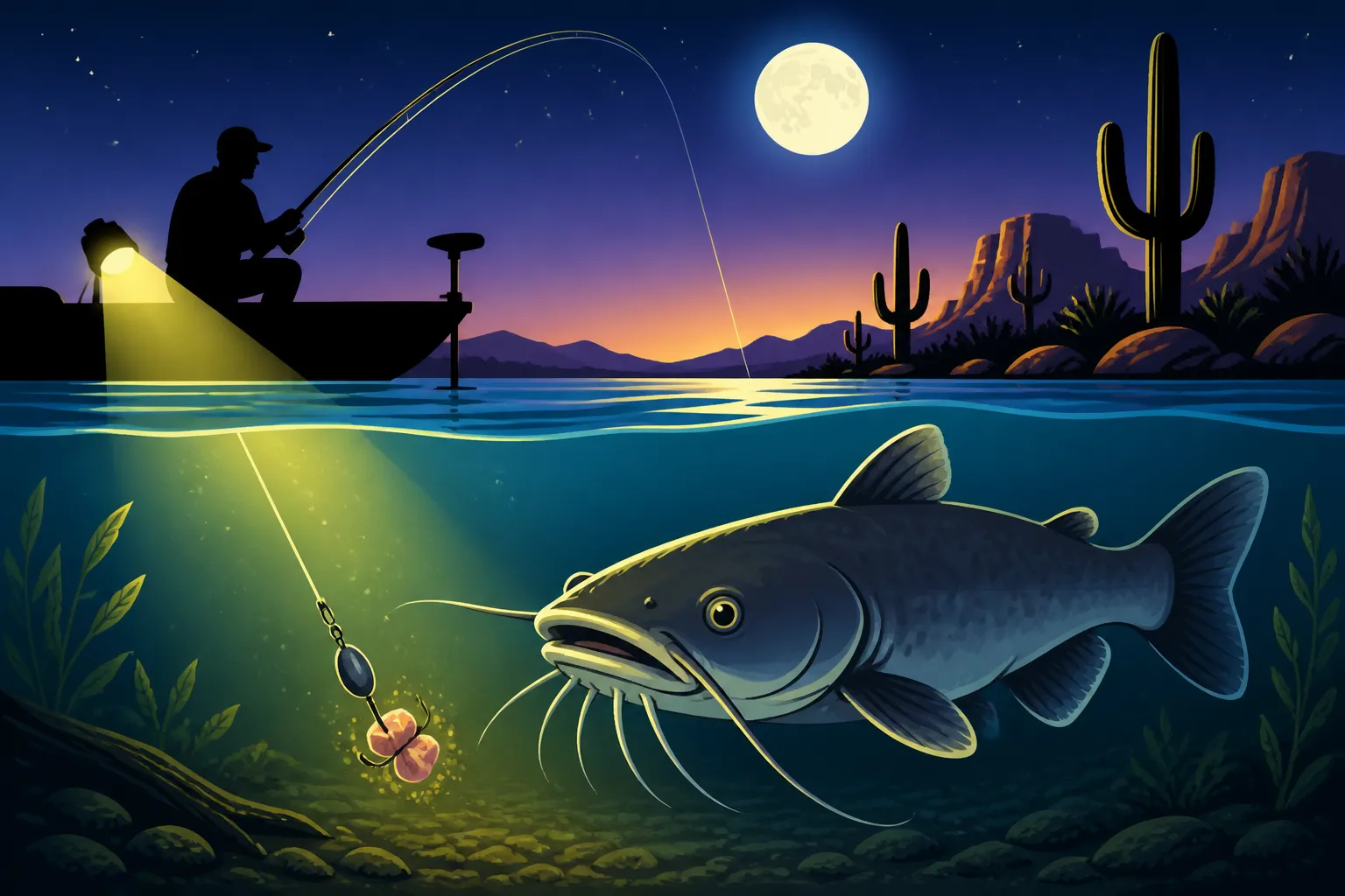 Catfish Night Fishing Techniques