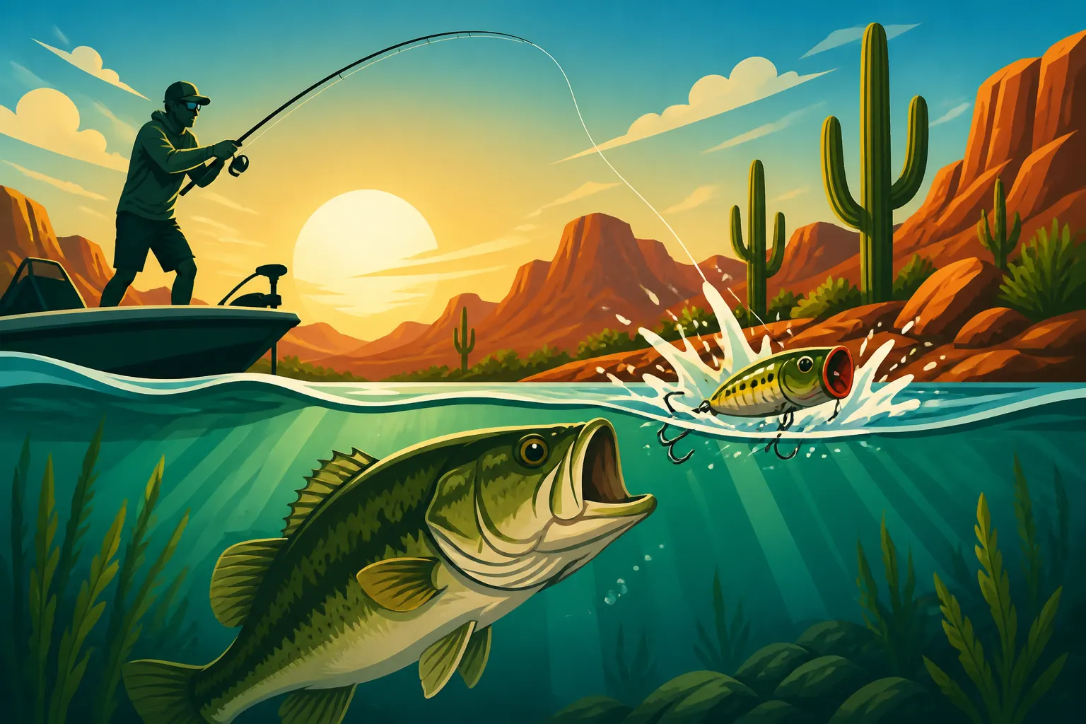 Topwater Fishing Techniques for Bass
