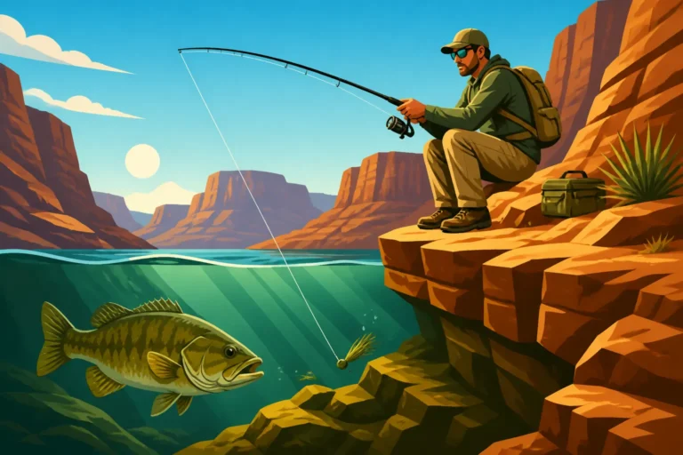 Canyon Ledge Fishing Techniques