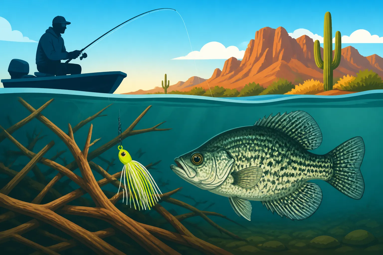 How to Fish a Brush Pile for Crappie