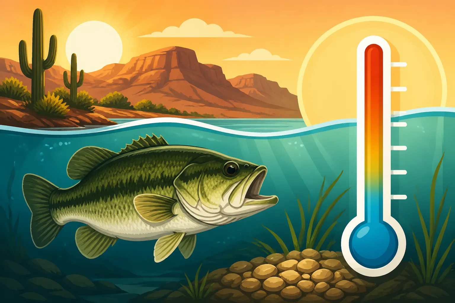 Best Water Temperature for Bass Spawning