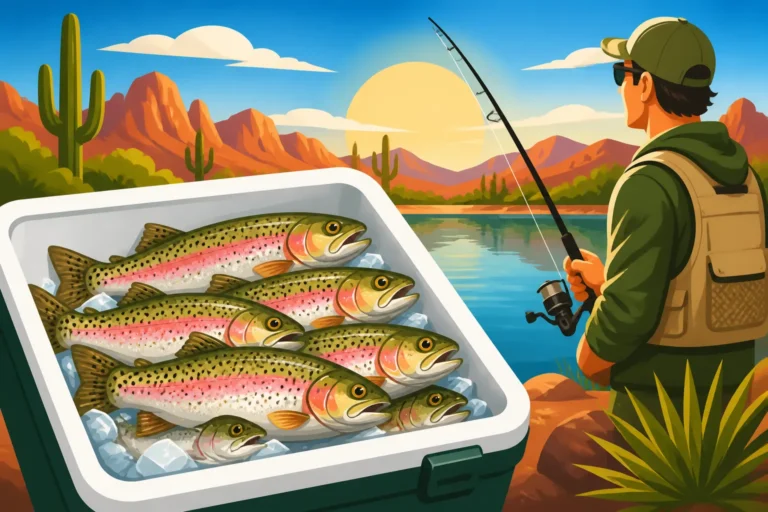 Trout Limit at Arizona Community Fishing Lakes