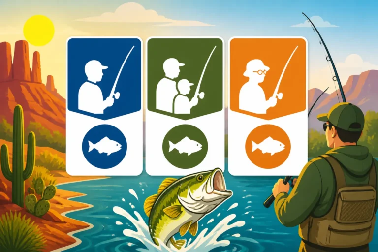 Arizona Fishing License Types Compared