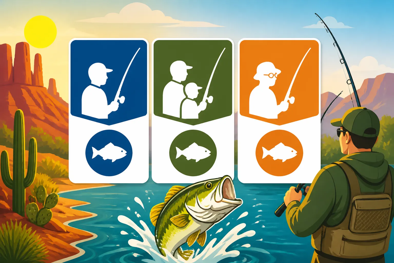 Arizona Fishing License Types Compared