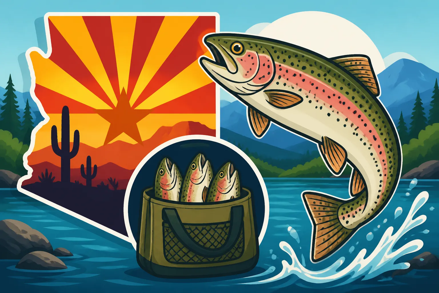 Statewide Trout Bag Limit in Arizona