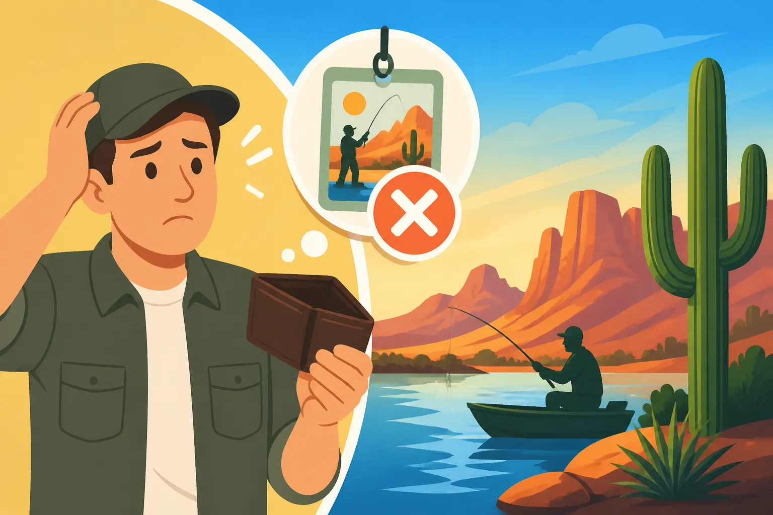 Cost to Replace a Lost Arizona Fishing License