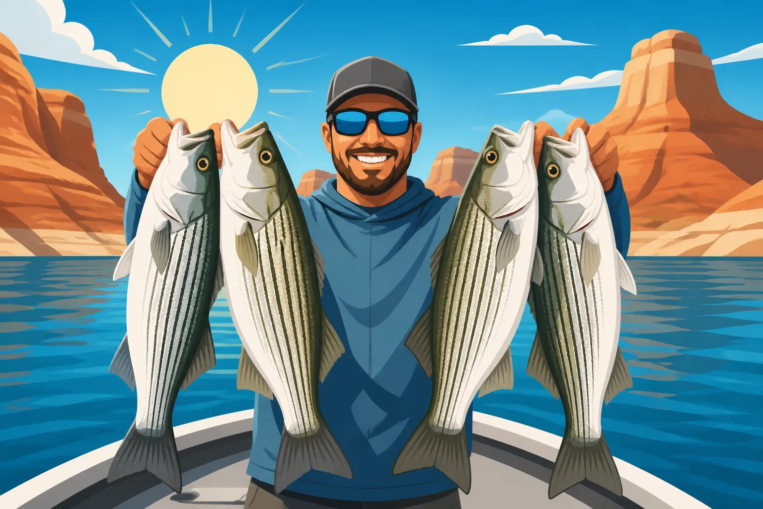 Striped Bass Limit at Lake Powell