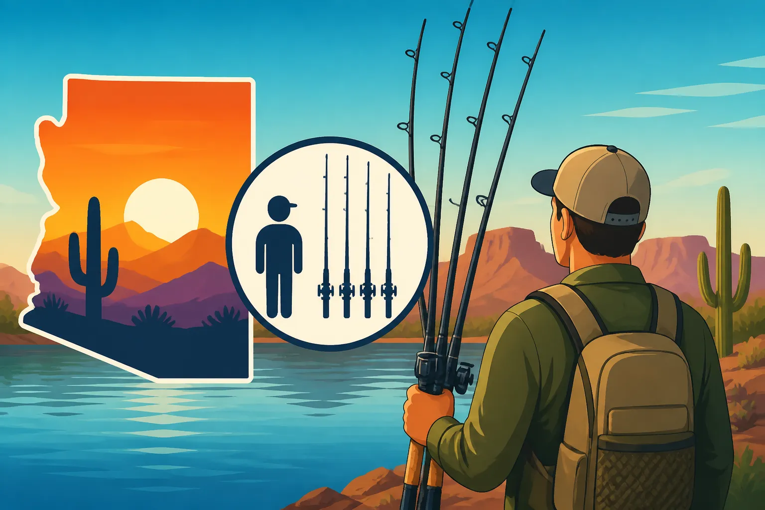 Rod Limit Per Angler in Arizona