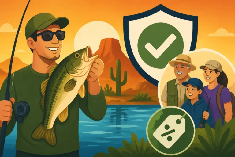 Arizona Fishing License Exemptions and Discounts