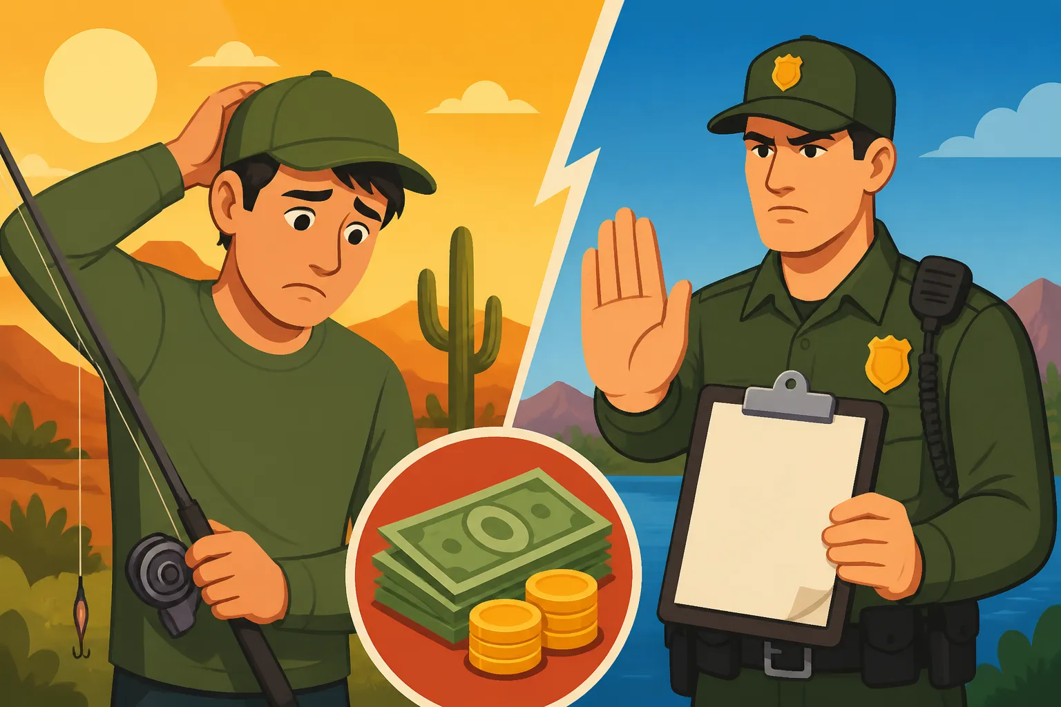Fine Amount for Fishing Without a License in Arizona