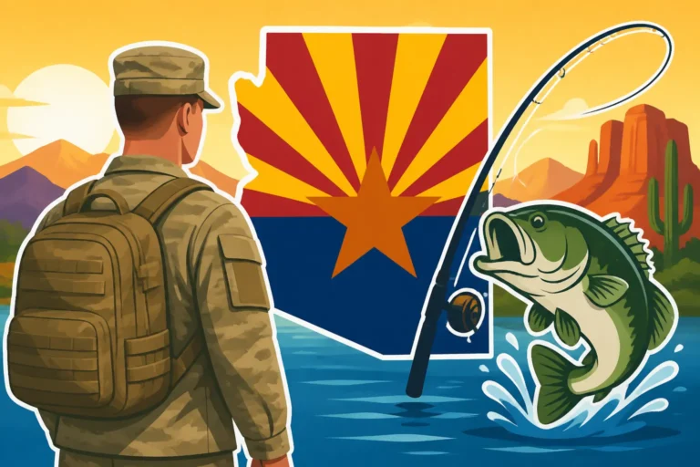 Fishing License Rules for Active-Duty Nonresidents in Arizona