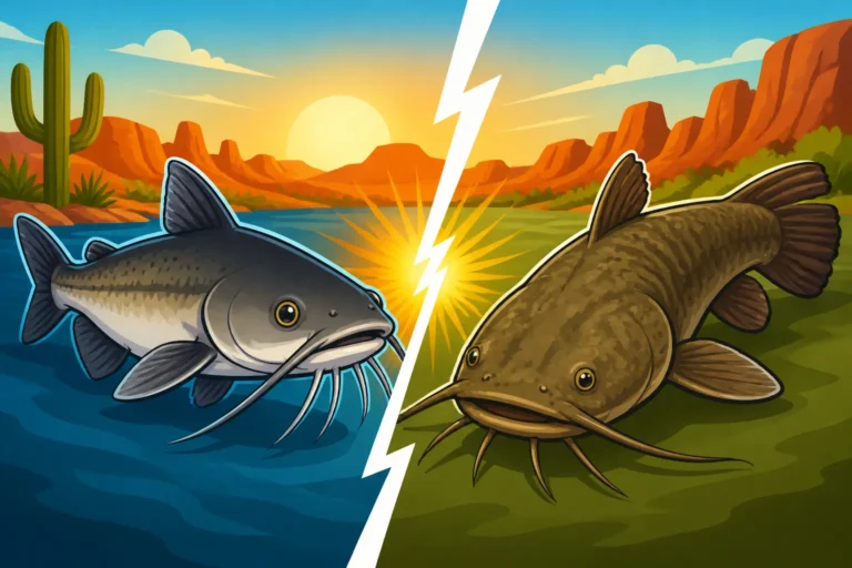 Channel Catfish vs Flathead Catfish Identification