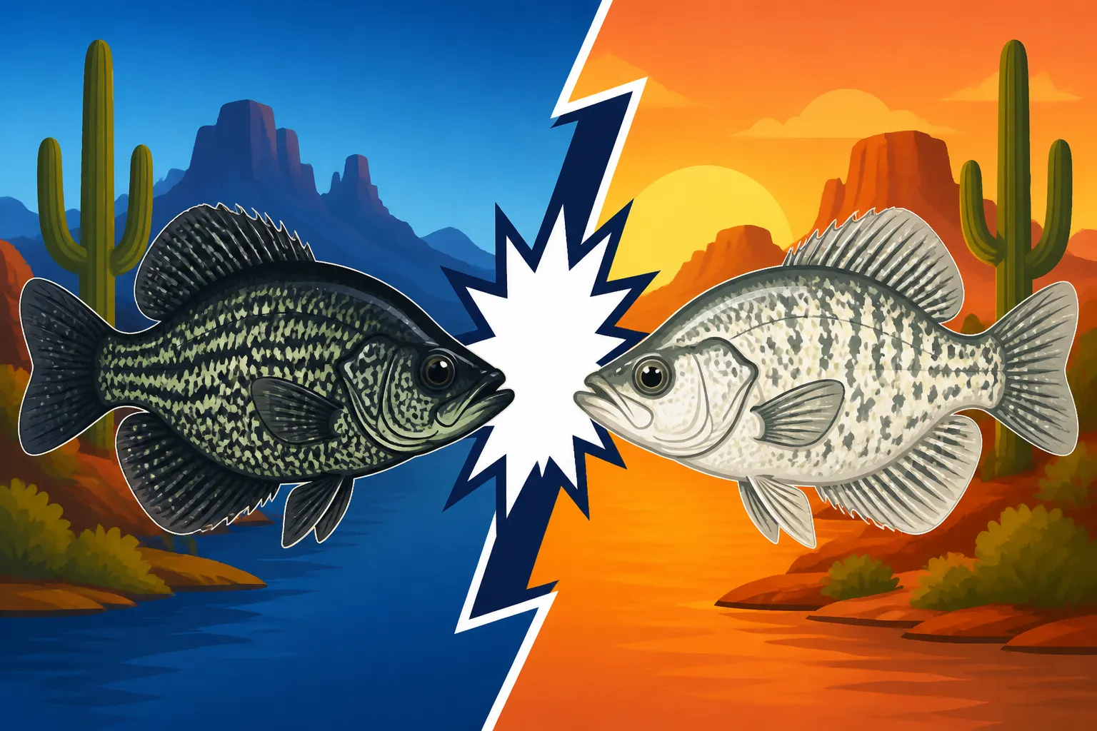 Black Crappie vs White Crappie Identification