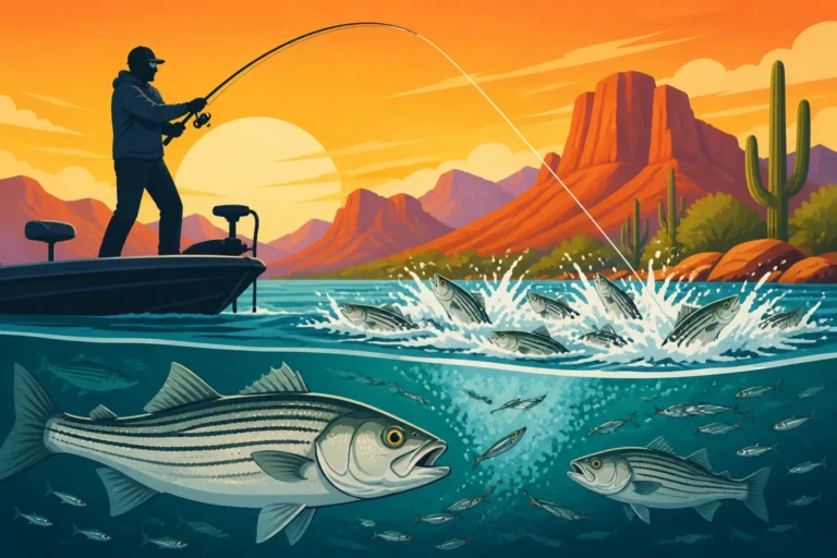 How to Fish During a Striper Boil